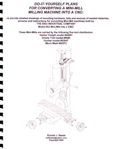 mini mill cnc conversion plans